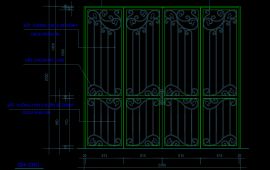 Cửa Cổng Mẫu 25